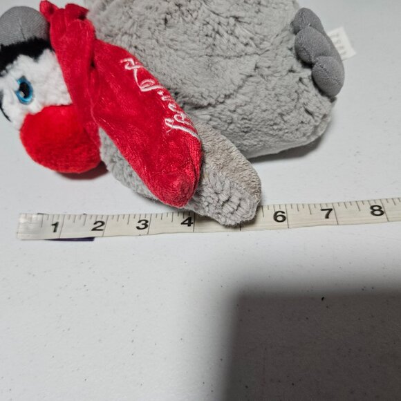 Coca Cola Penguin 7 inch Plush Gray Red Ear Muffs Scarf Stuffed Animal Coke Toy - Picture 8 of 8